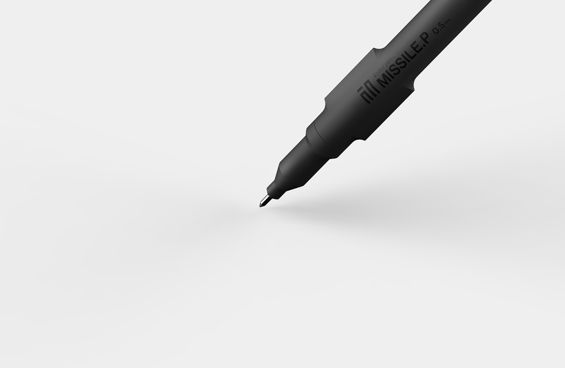 black，ball pen，MISSILE.P，