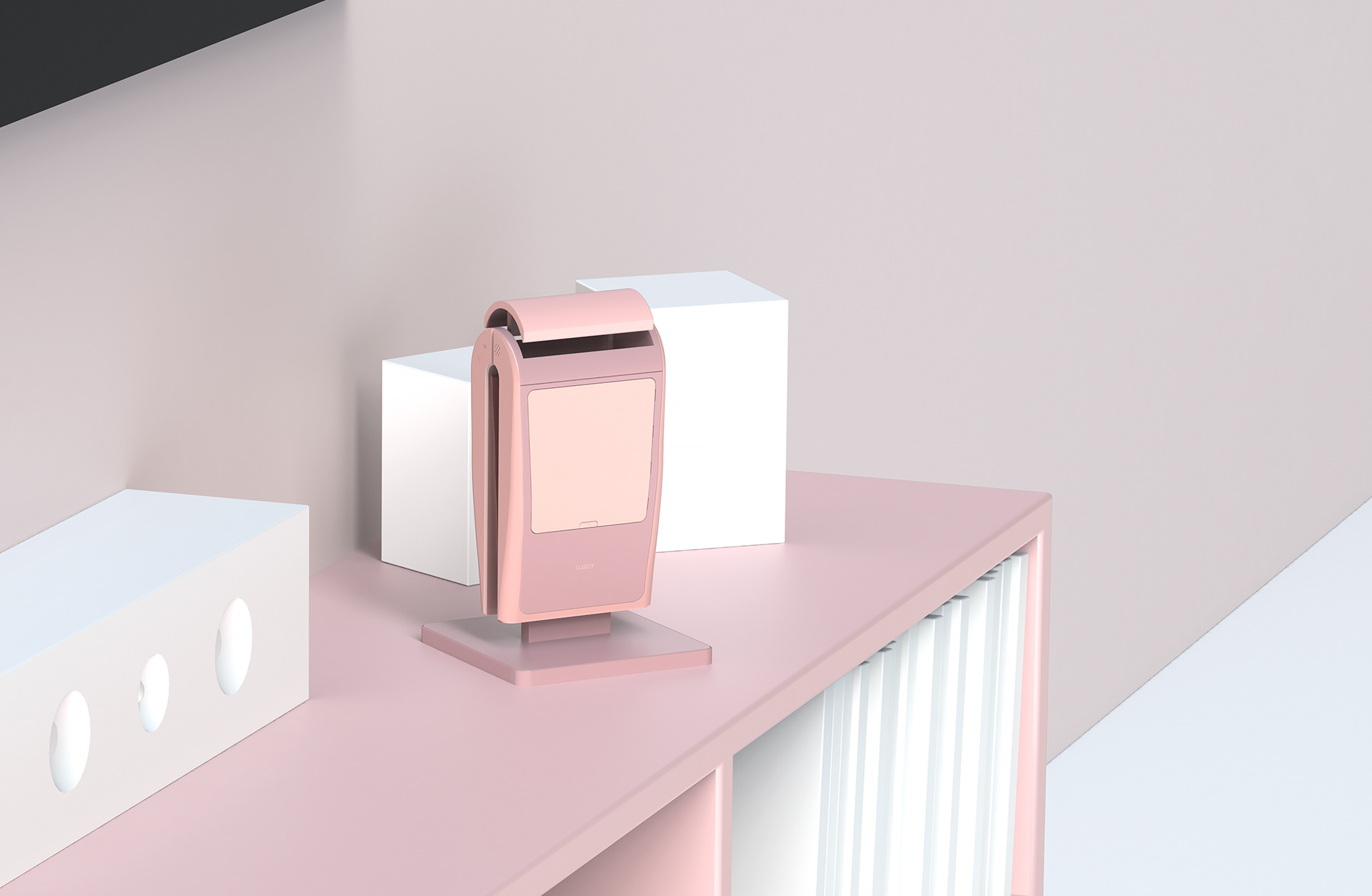 Portable，air cleaner，CLOZET，