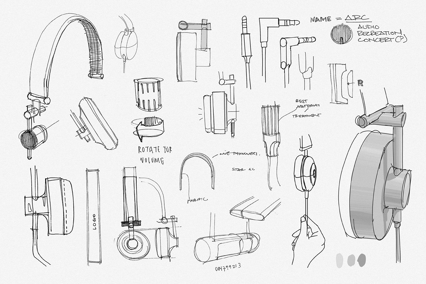 Minimalist design ，Headwear，headset，