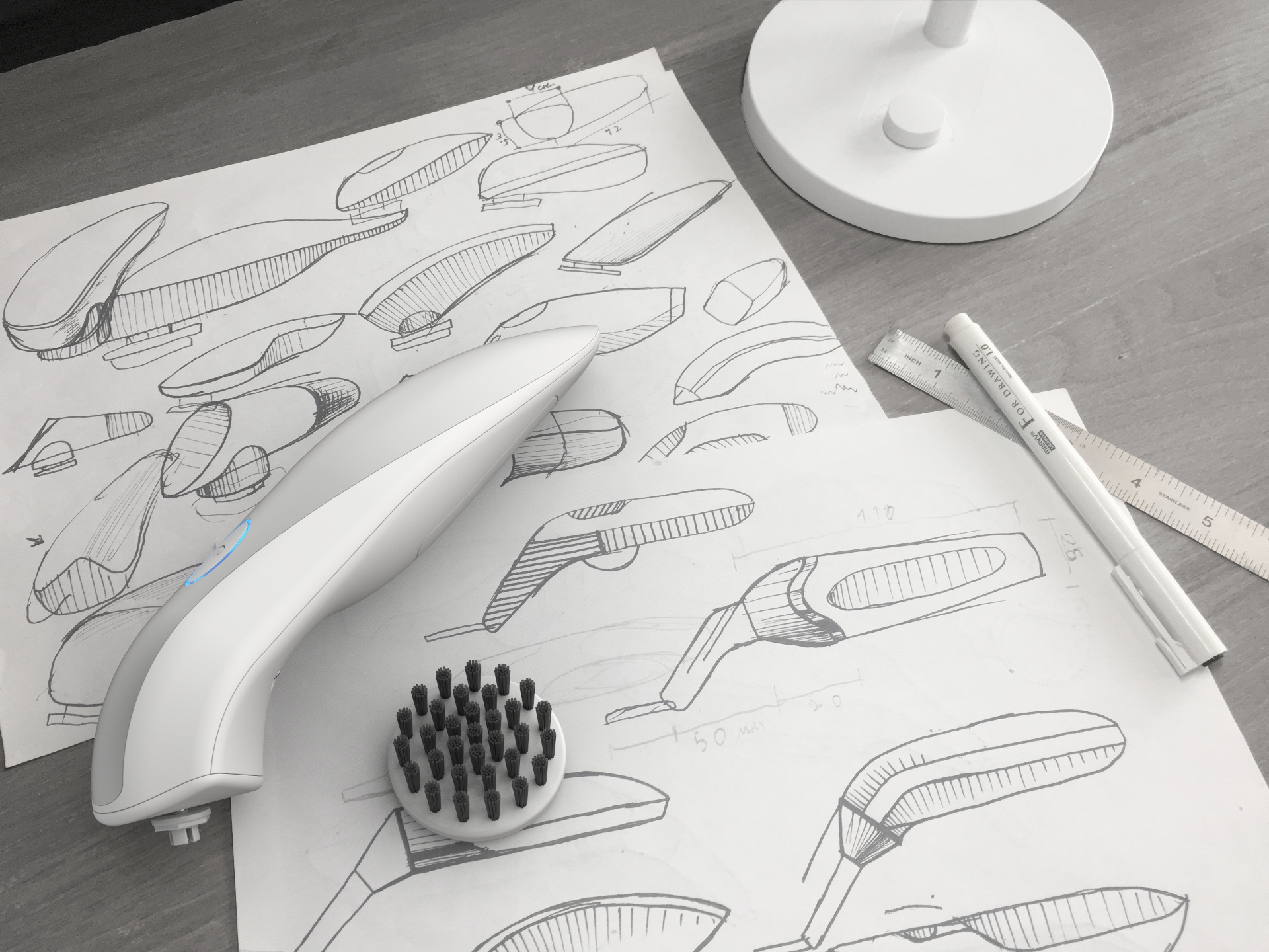 industrial product，shoes，Shoe brush，