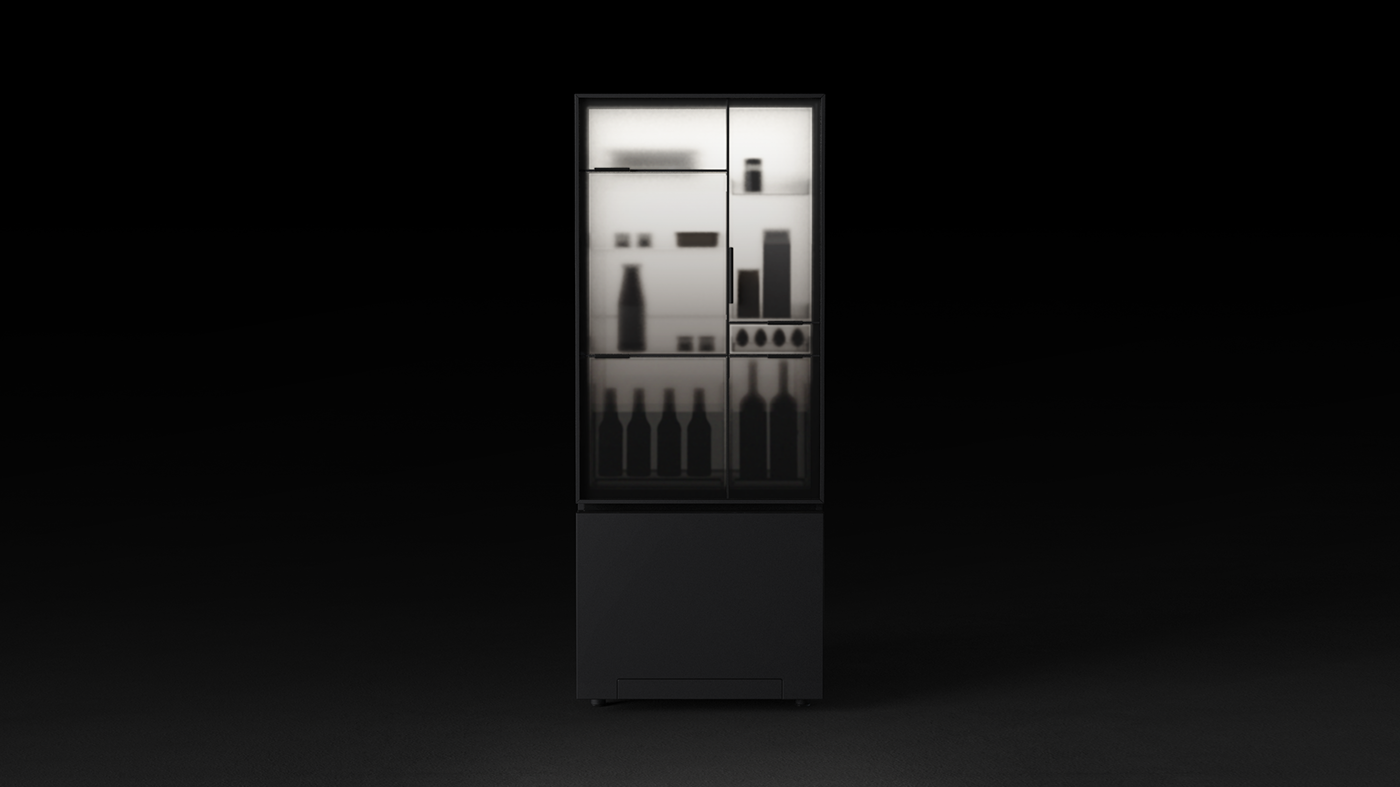 Refrigerator，Household appliances，Modern design，