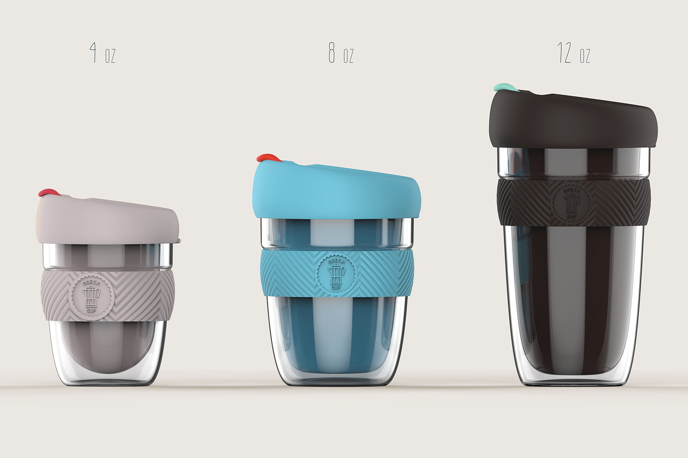 Portable，coffee cup，Greek，