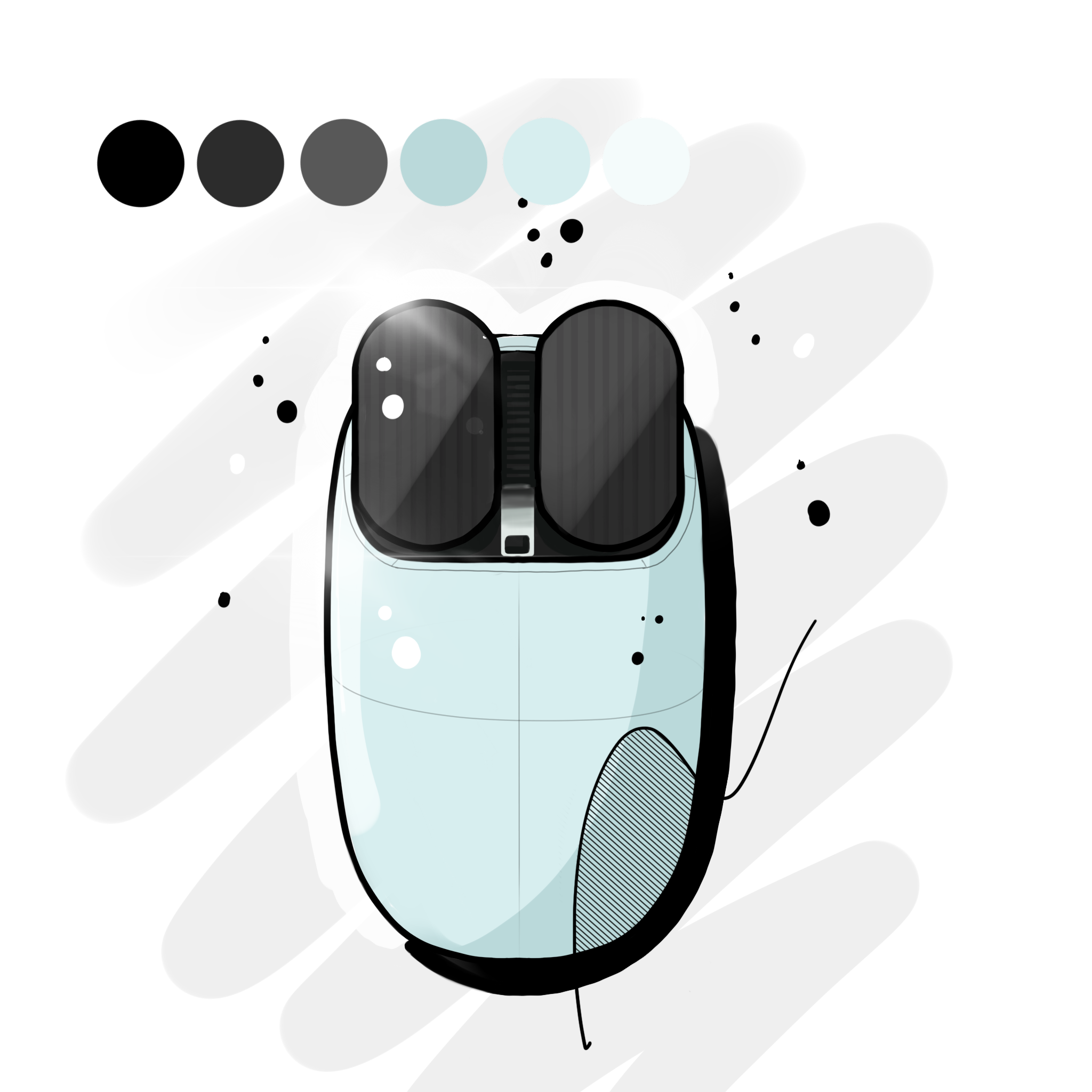 industrial design，Hand drawn，