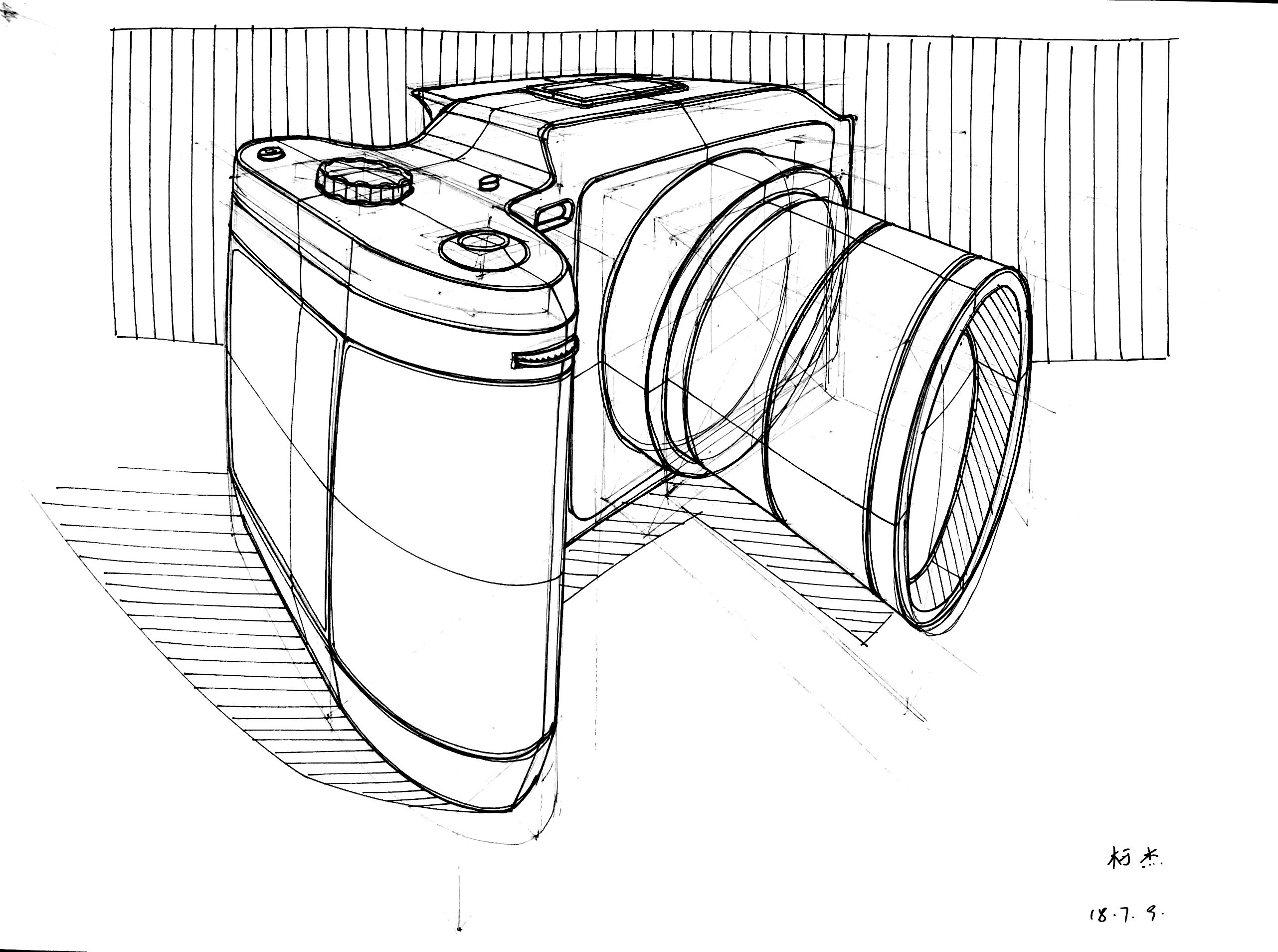 Hand drawn products，