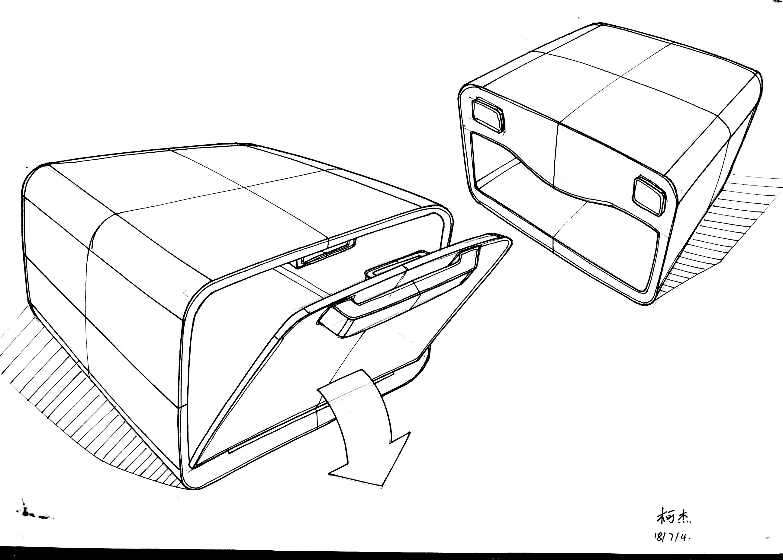 Hand drawn products，