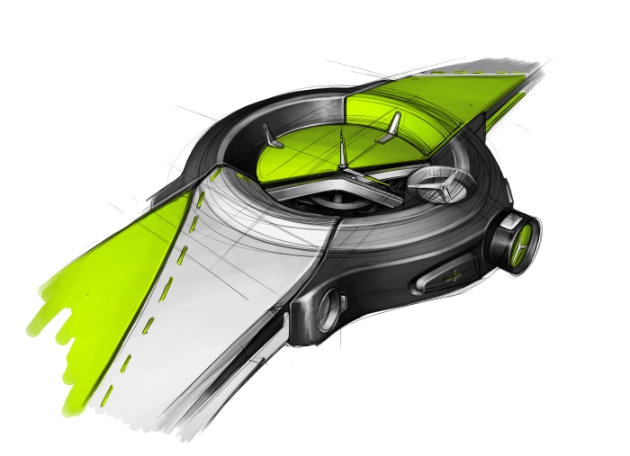 Wrist watch，conceptual design，Benz，Wristwatch，