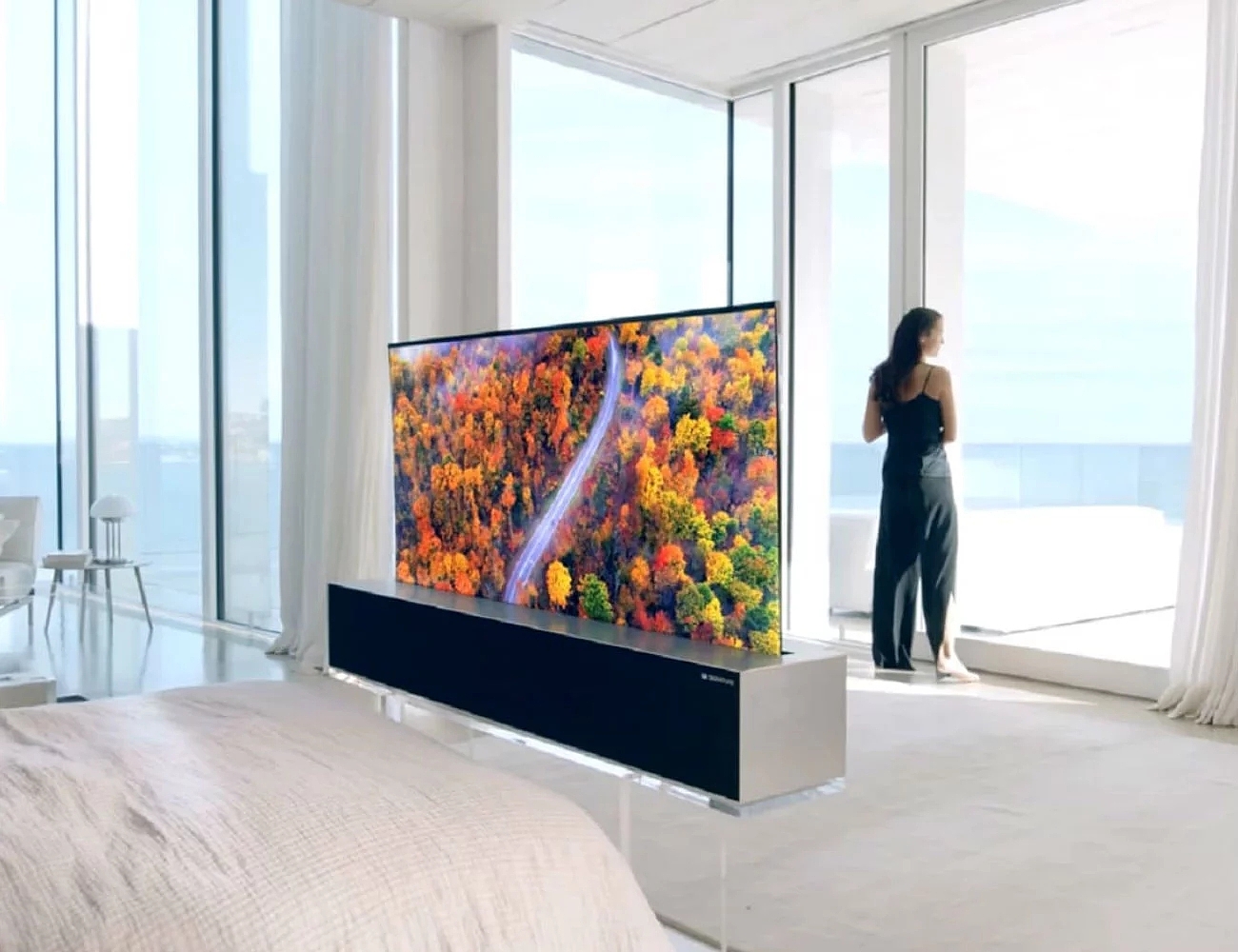 lg，Rollable TV，电视，智能，家用电器，