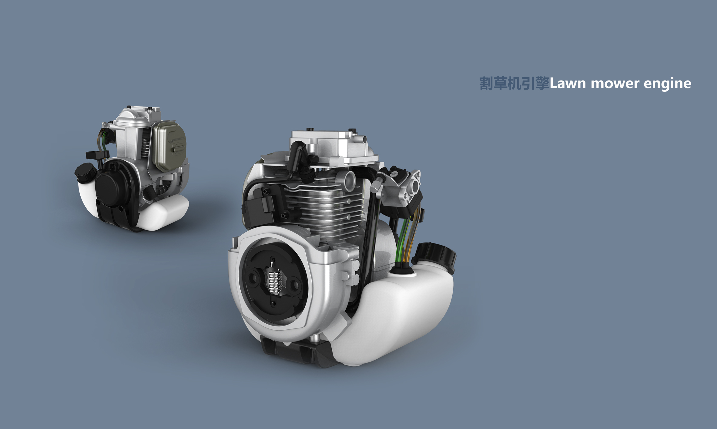 lawn mower，Render，