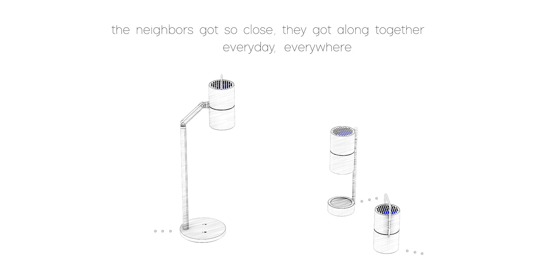 Desk lamp，Fan，NEIGHBOR，