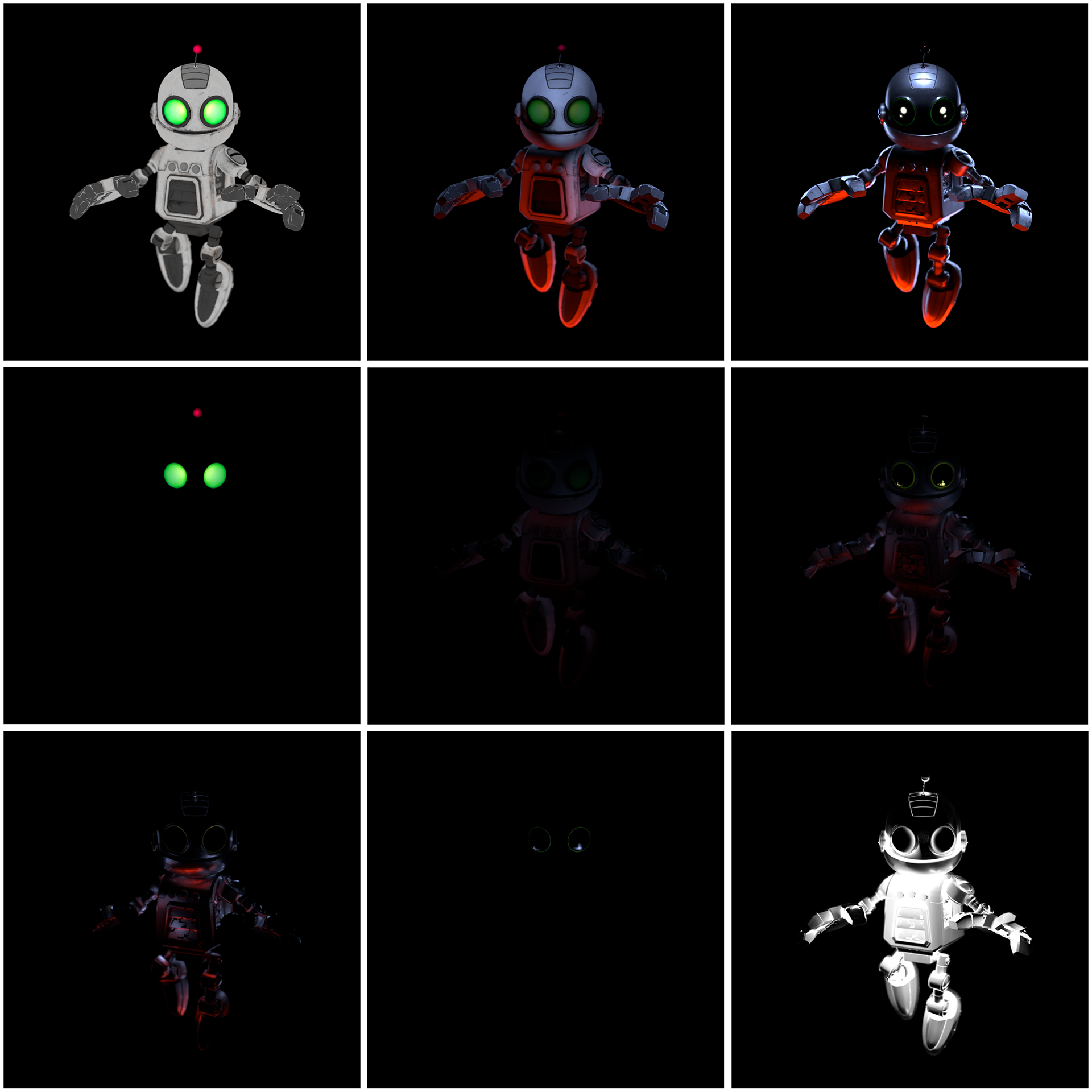 robot，Clank，luminescence，