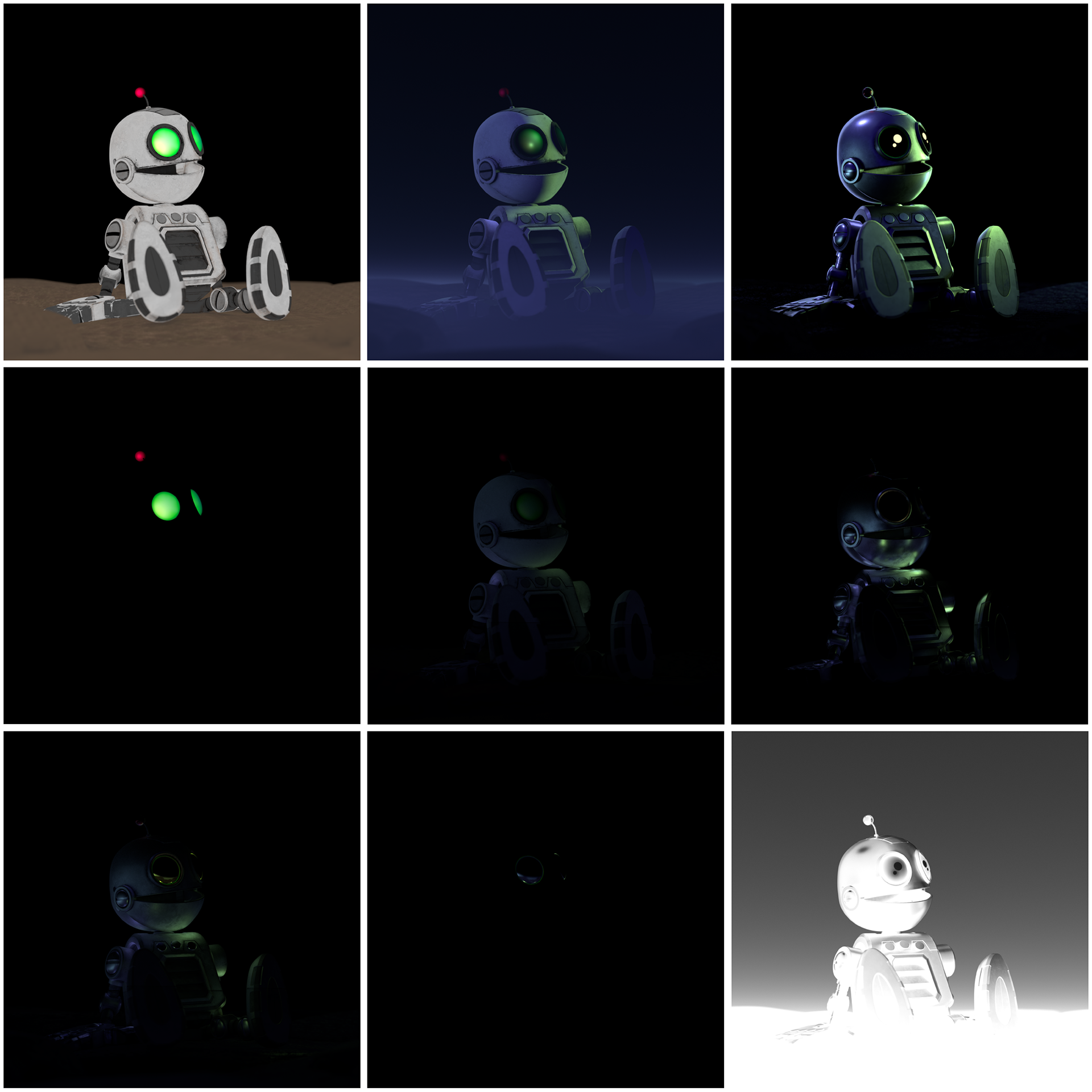 robot，Clank，luminescence，