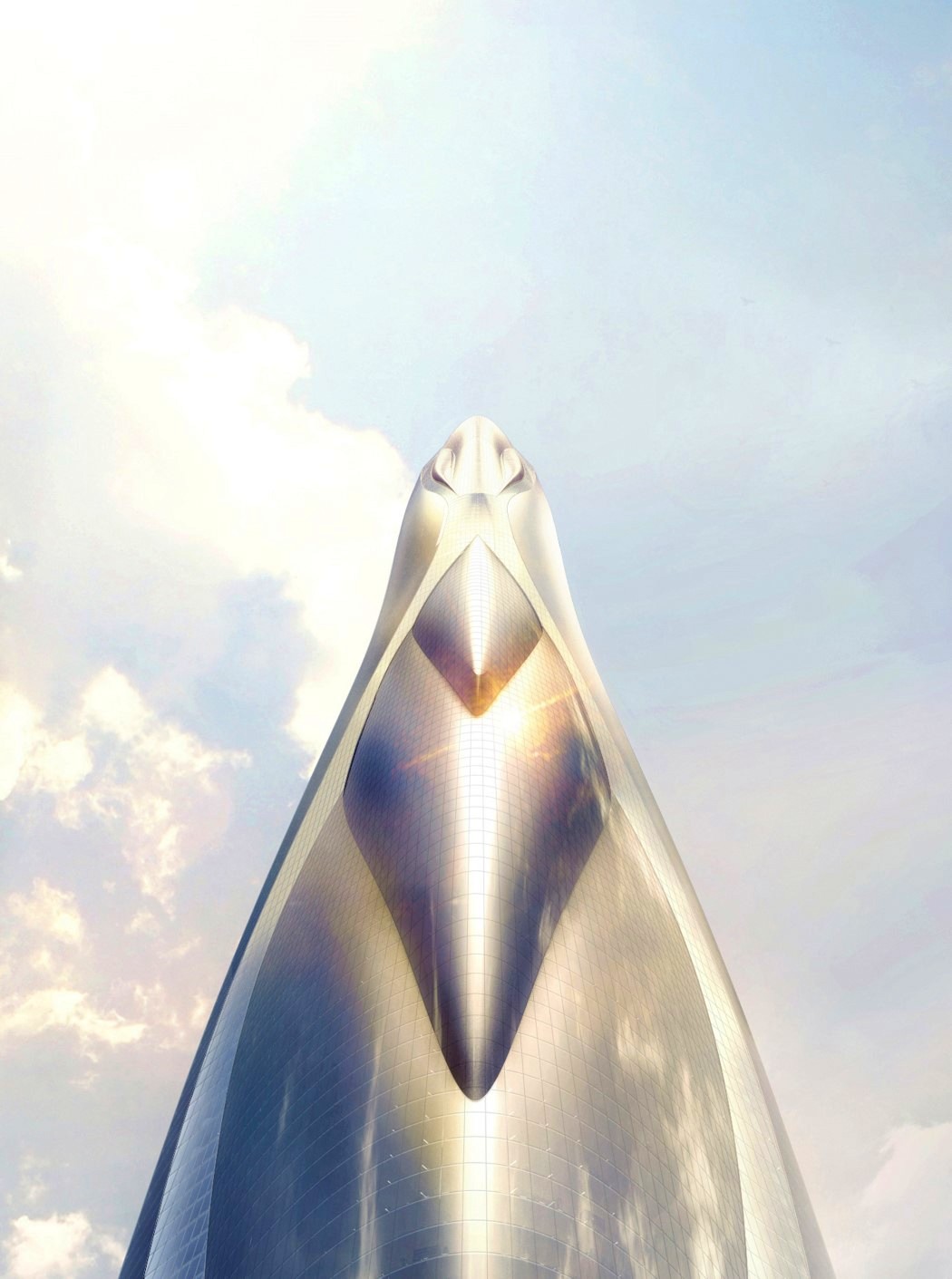 Landmark building，Shenzhen Hong Kong International Center，Motorcycle skyscraper，Architecture，