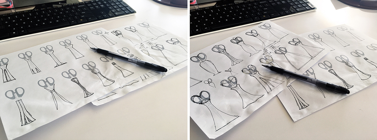 Stationery，Office Supplies，Desktop scissors，industrial design，