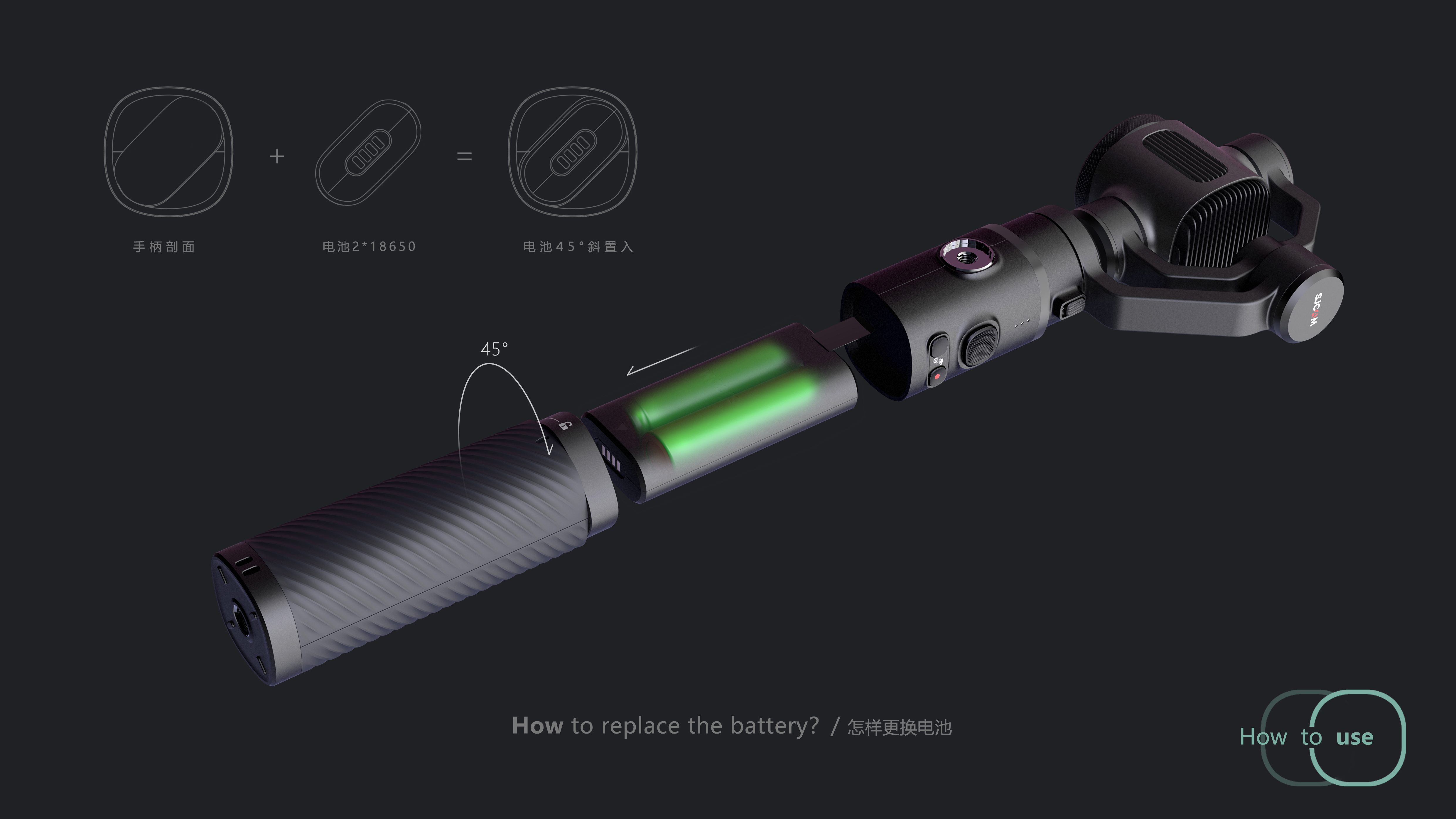 New major，texture，details，Square，feel，TPU，Handheld PTZ，