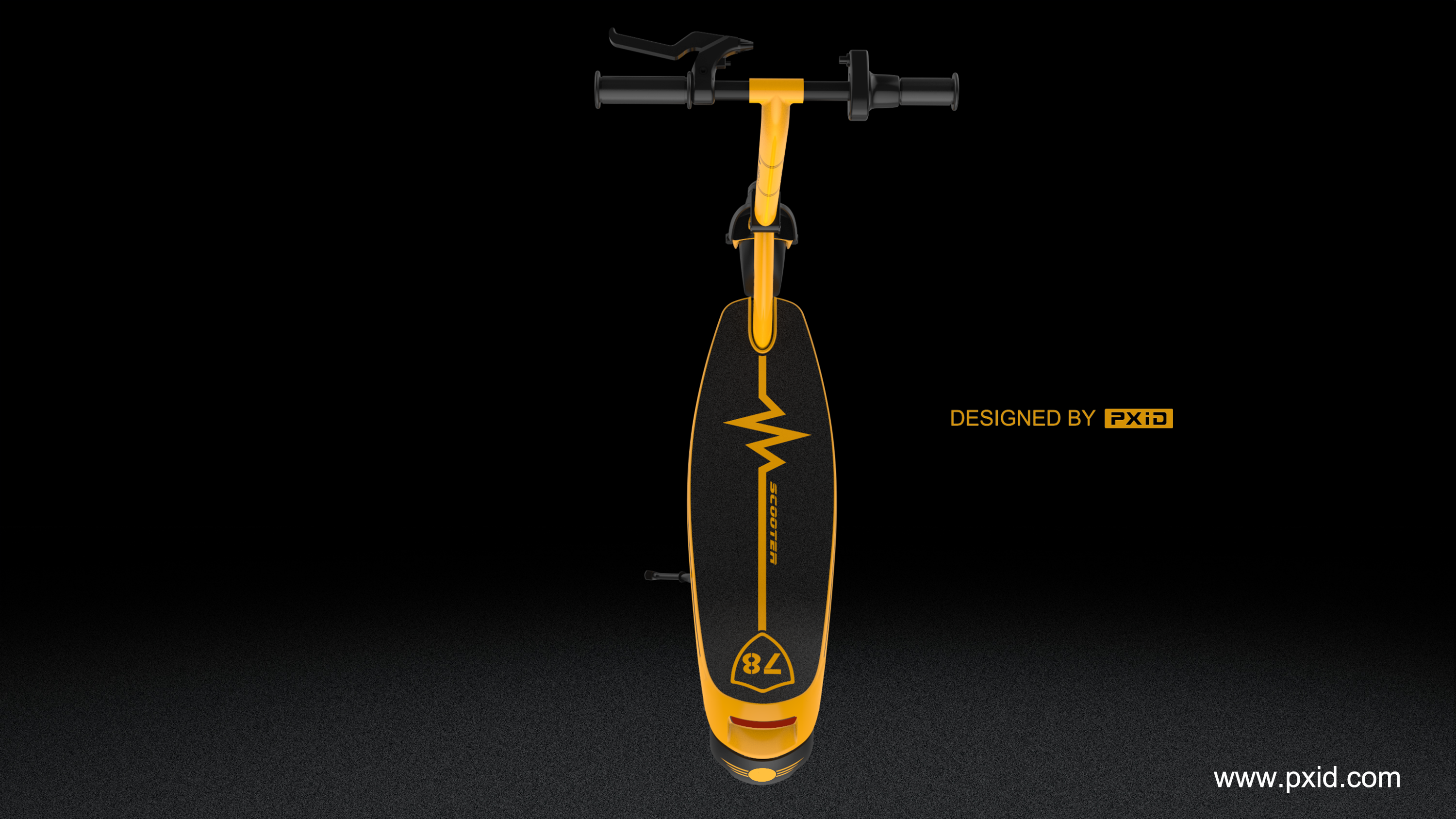 pxid，Product oriented industrial design，Design of electric scooter，Body feeling car design，Design of elderly scooter，Scooter design，Balance car design，