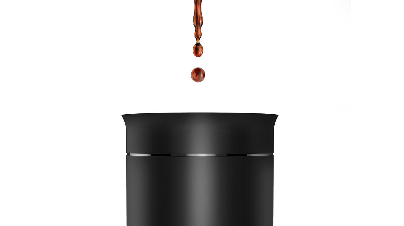 Seungwoo Yu，black，portable，Coffee machine，drop coffee，