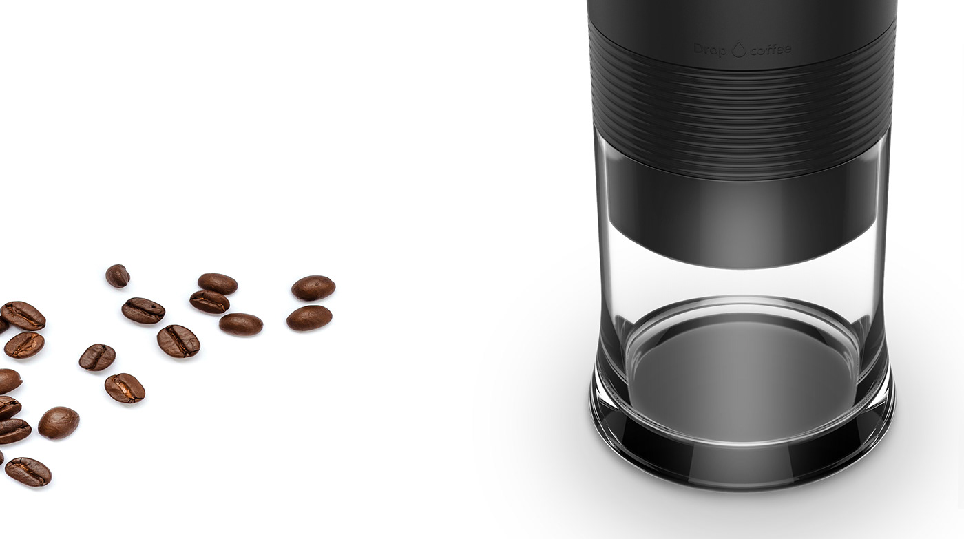 Seungwoo Yu，black，portable，Coffee machine，drop coffee，