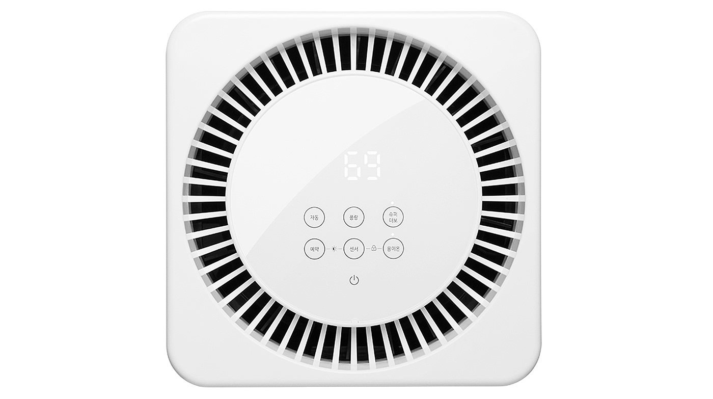 yuseungwoo，Air Purifier，空气净化器，白色，Wells，