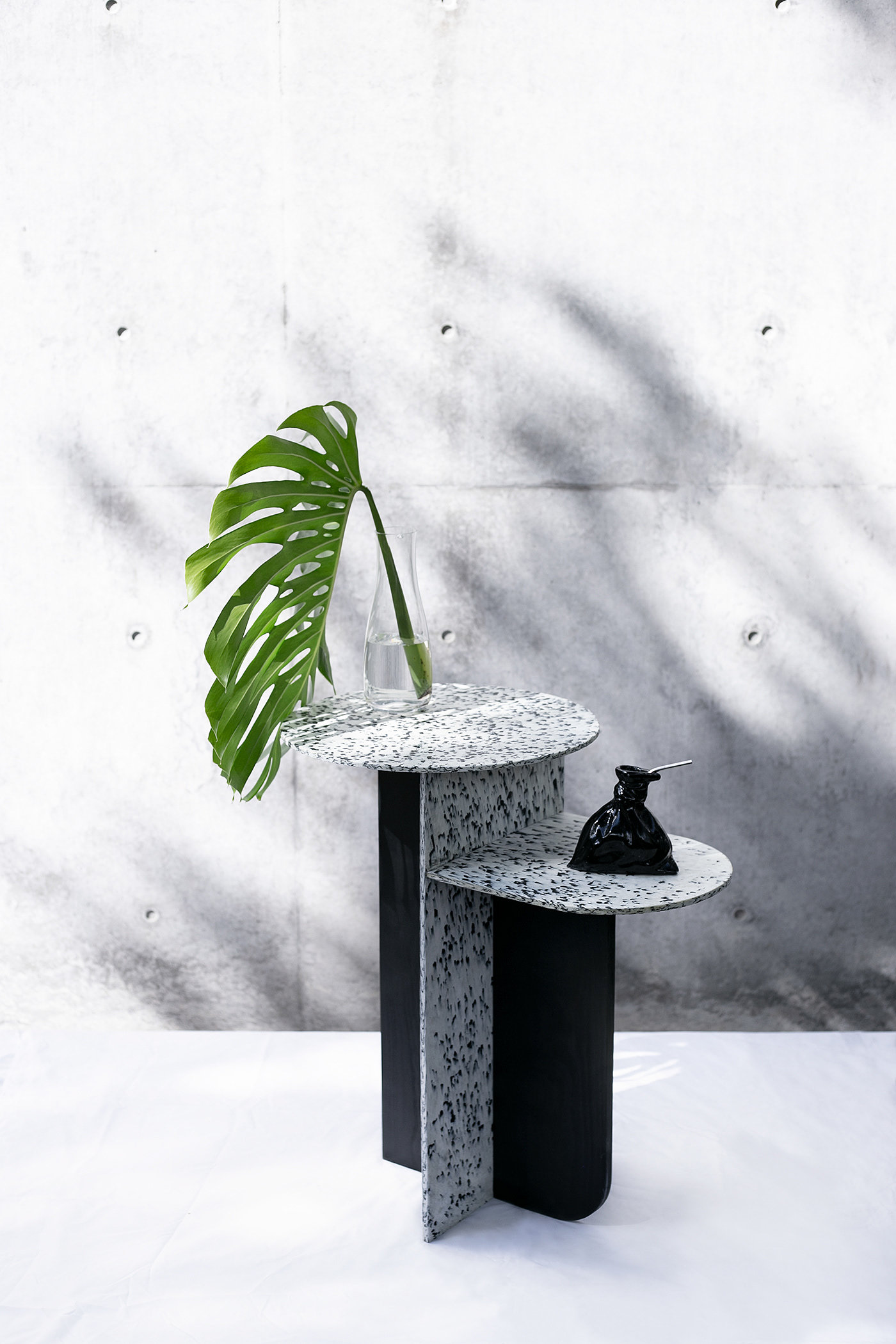 咖啡桌，回收，Terrazzo Table，