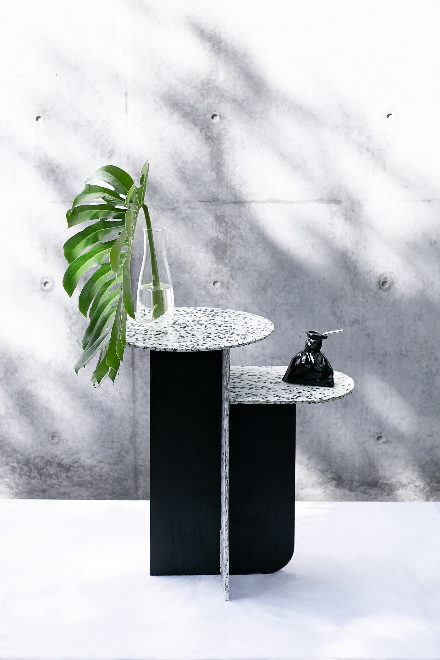 咖啡桌，回收，Terrazzo Table，