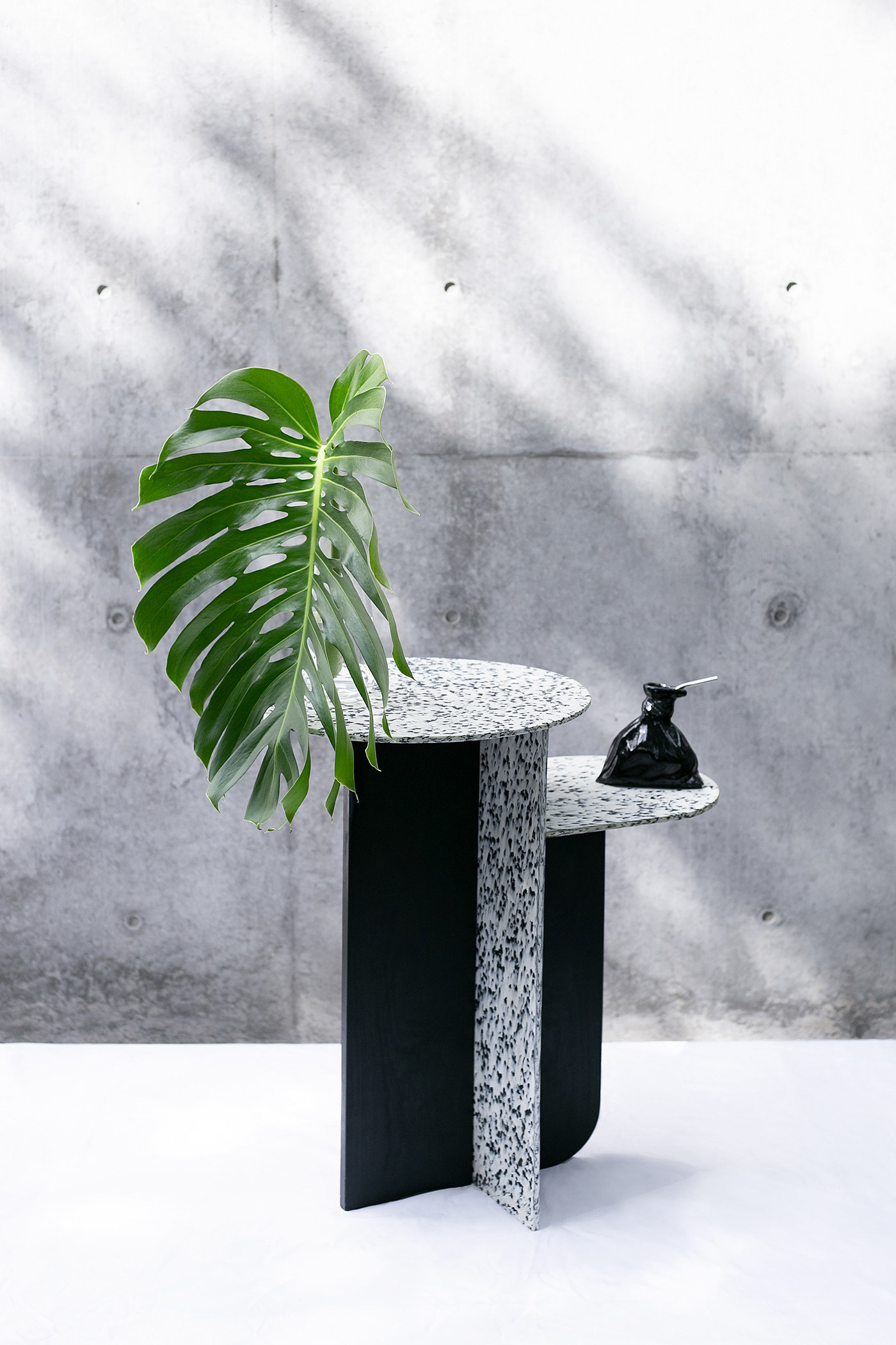 咖啡桌，回收，Terrazzo Table，