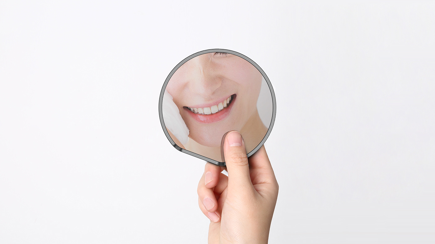 industrial design，Mirror wireless charger，