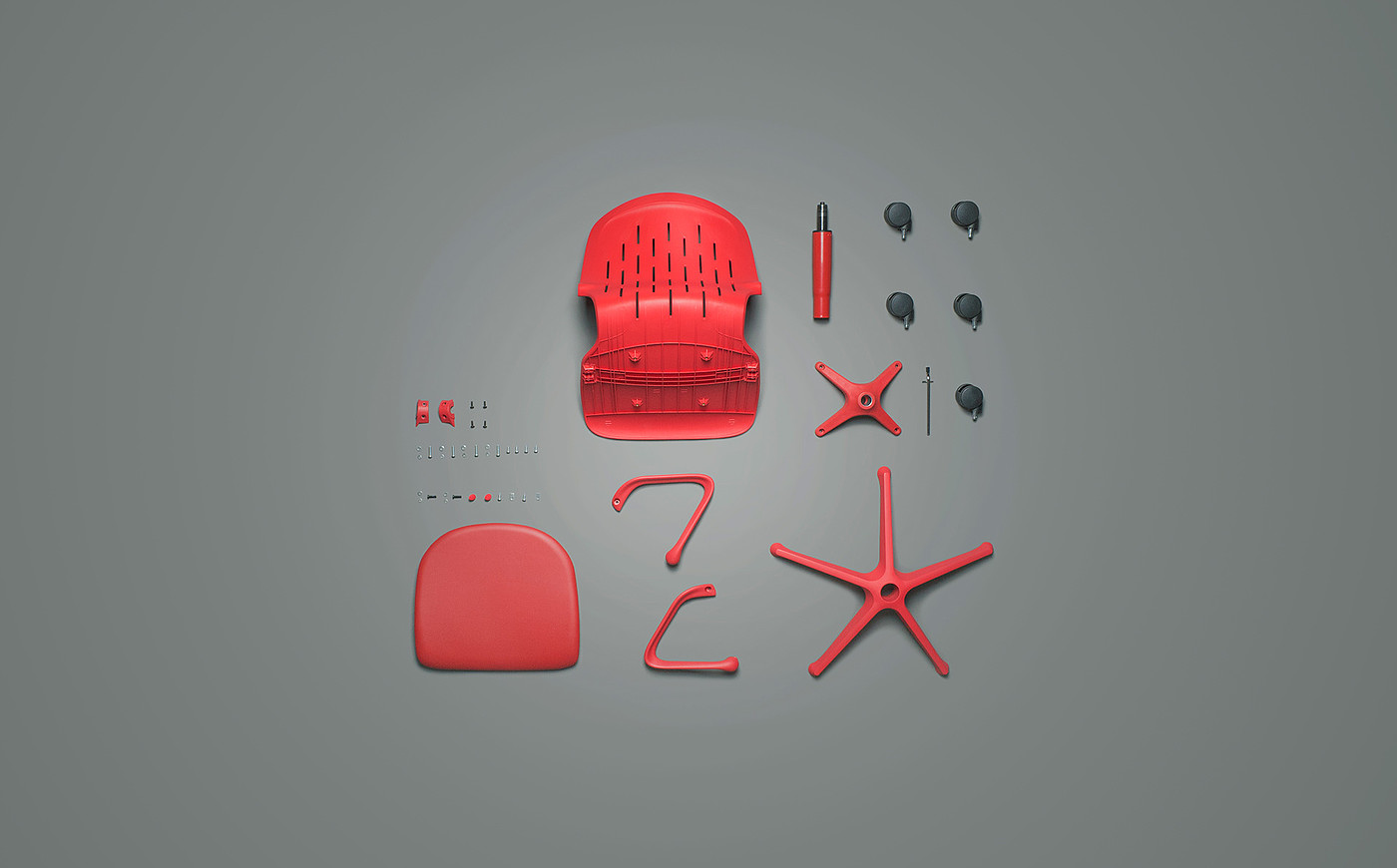 S CHAIR，chair，Plastic，