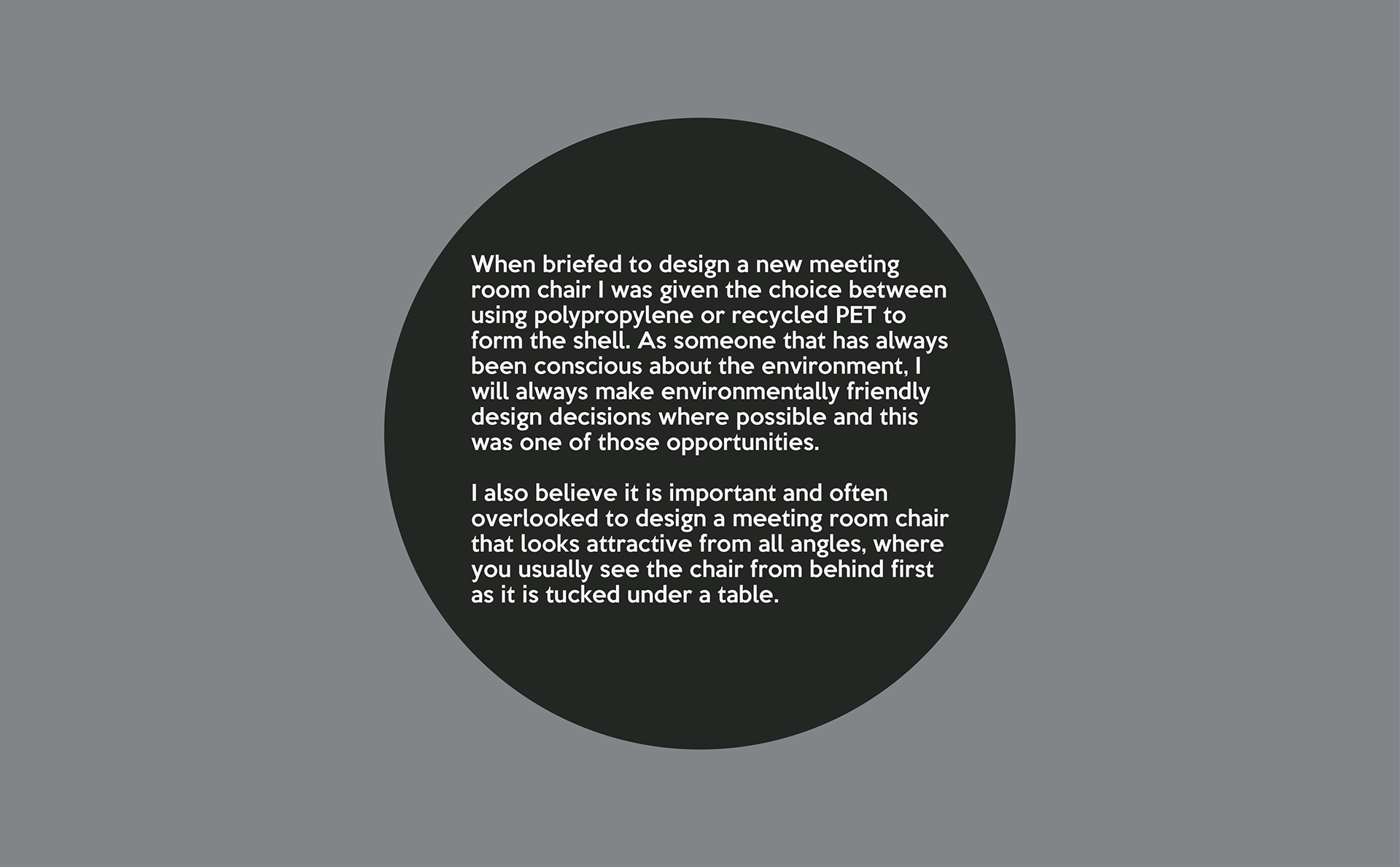 One Fifty，chair，felt，