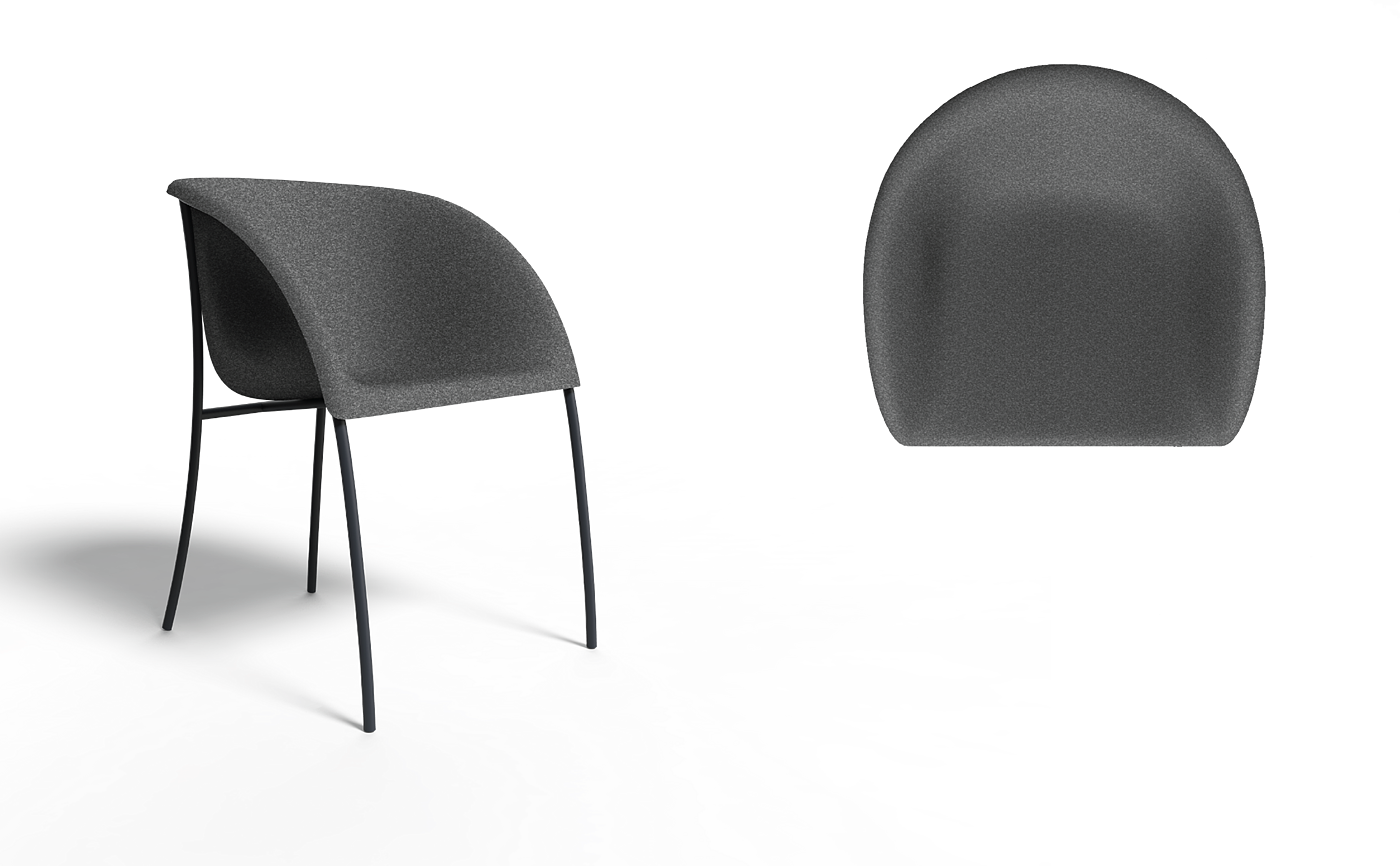 One Fifty，chair，felt，