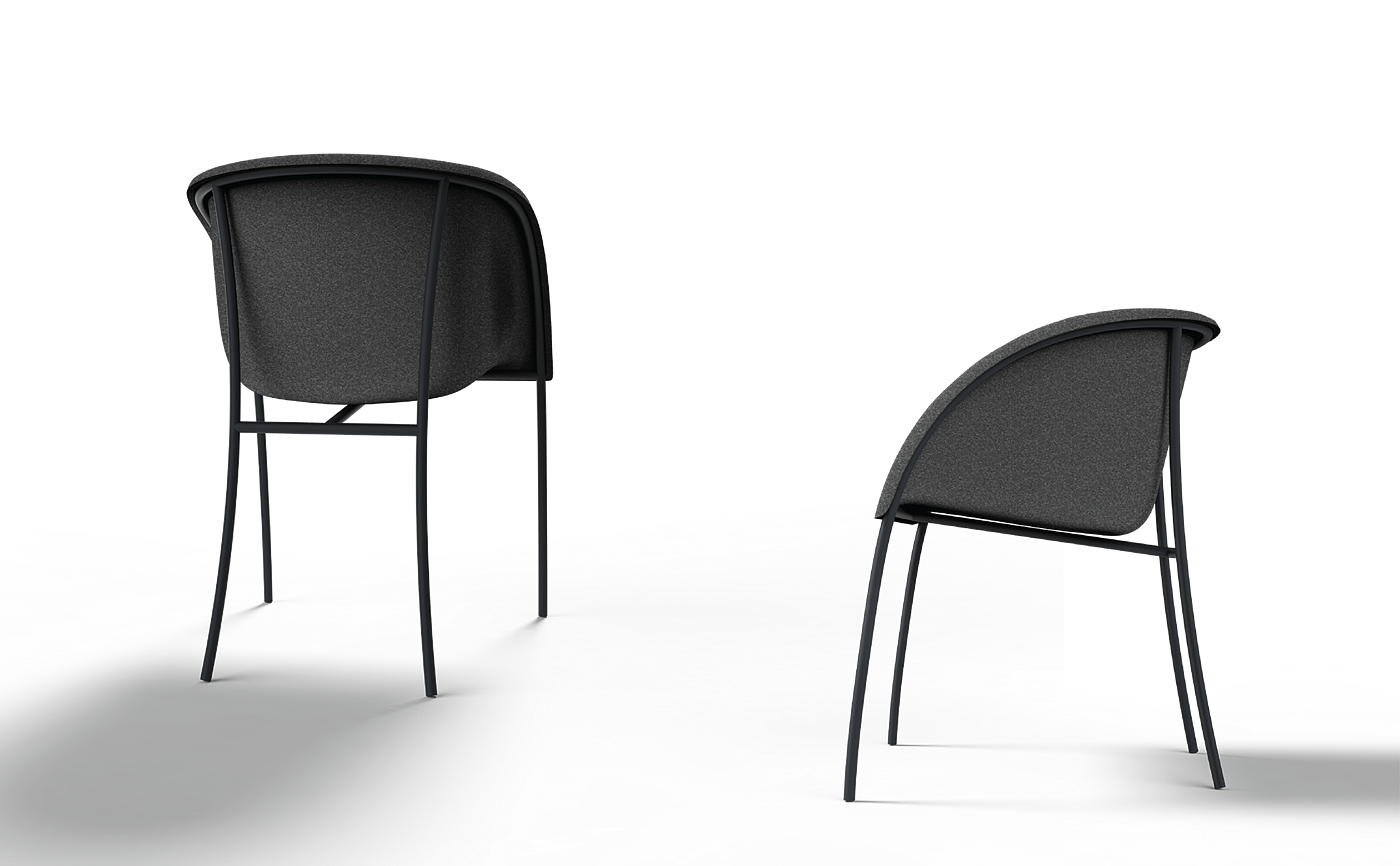 One Fifty，chair，felt，