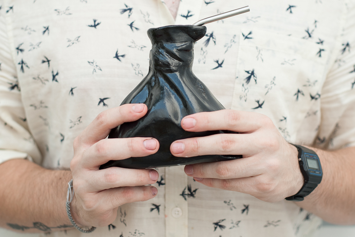 product design，Creative water fittings，Ceramic beverage bag，Czech，