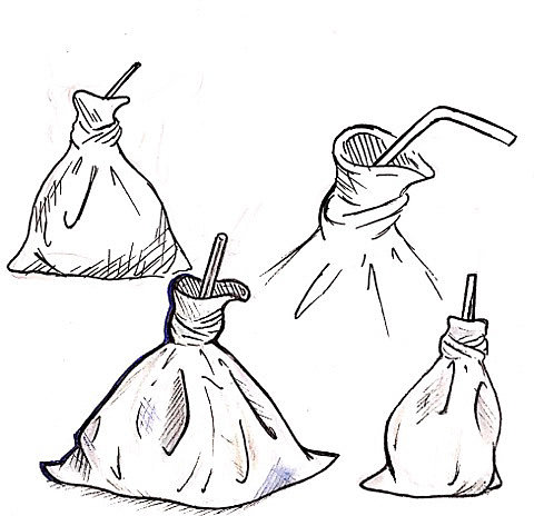 product design，Creative water fittings，Ceramic beverage bag，Czech，