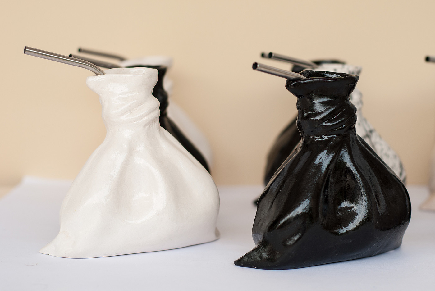 product design，Creative water fittings，Ceramic beverage bag，Czech，