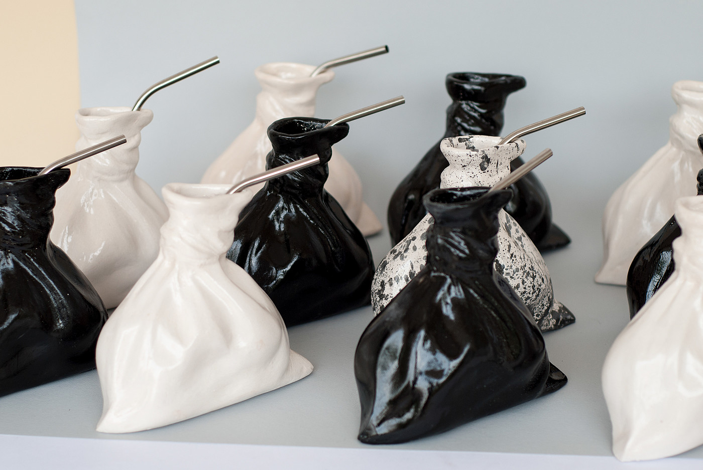 product design，Creative water fittings，Ceramic beverage bag，Czech，
