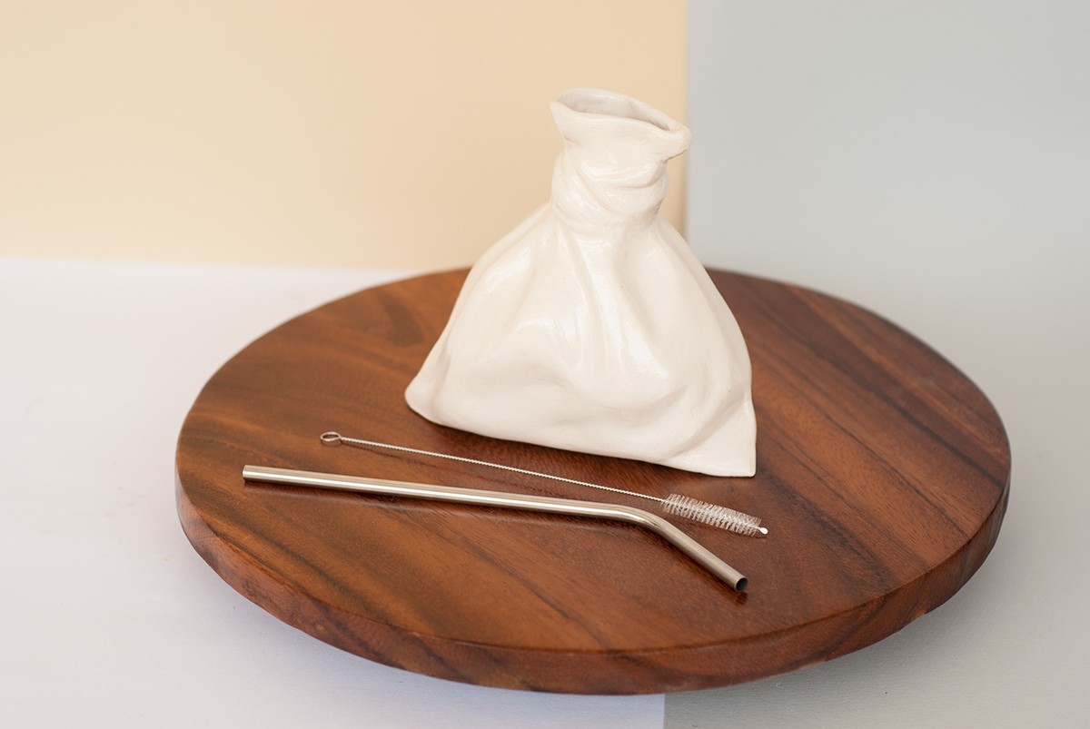 product design，Creative water fittings，Ceramic beverage bag，Czech，