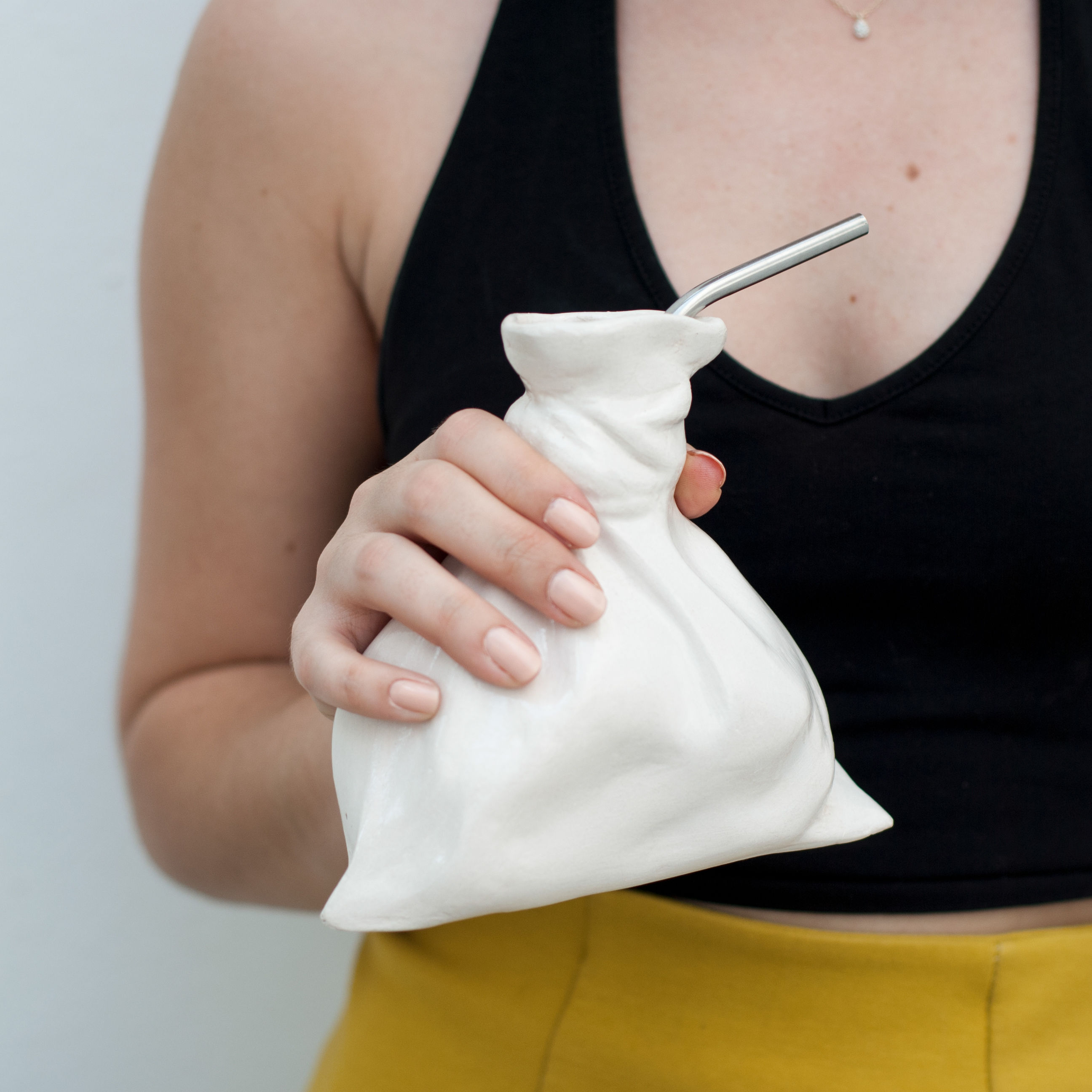 product design，Creative water fittings，Ceramic beverage bag，Czech，