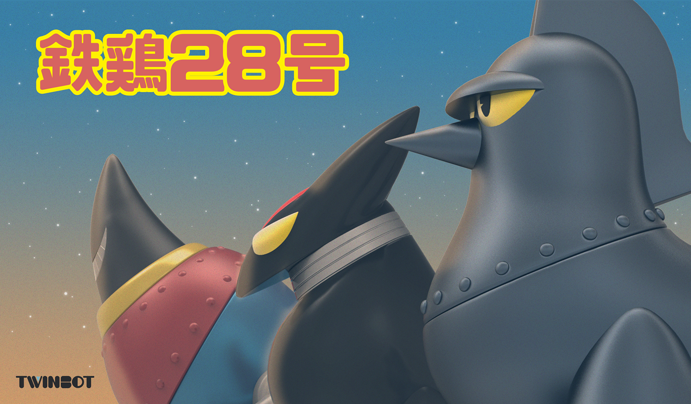 Toys，imitate，Iron chicken 28，twinbot studio，Iron Chicken 28，