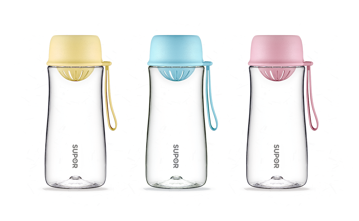SUPER，texture of material，healthy，Water cup，Color matching，
