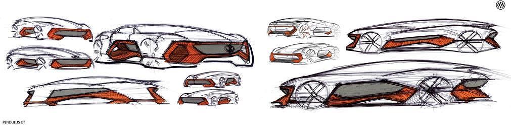 Hand drawn，Automobile design，Digital plate，i-camp，Industrial product design，