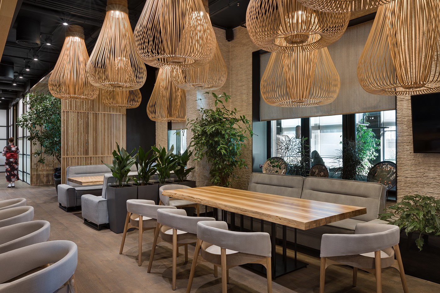 Interior design，Japanese Restaurant，FUJIWARA，