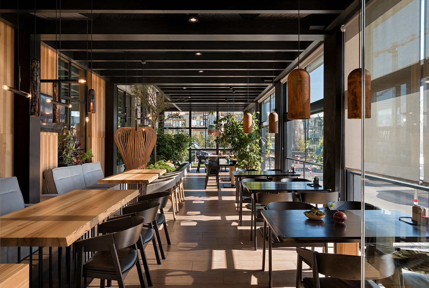 Interior design，Japanese Restaurant，FUJIWARA，