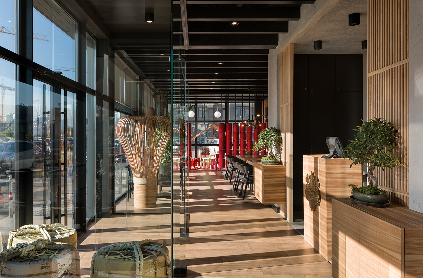 Interior design，Japanese Restaurant，FUJIWARA，