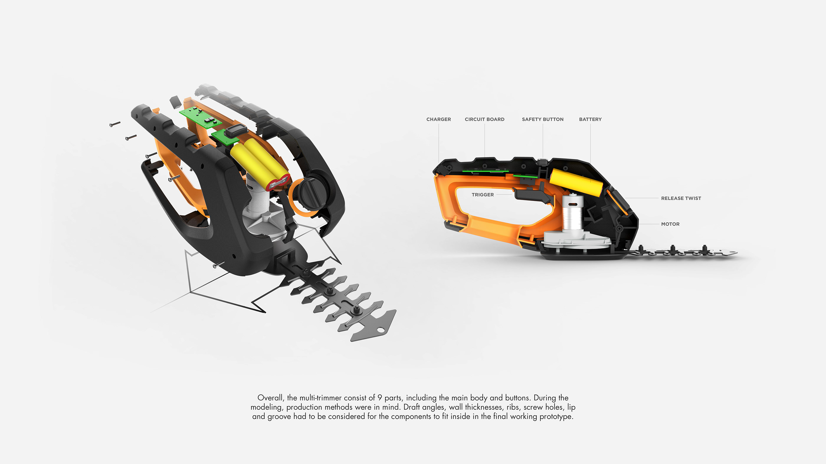Trimming machine，Electric，Redesign，Worx，