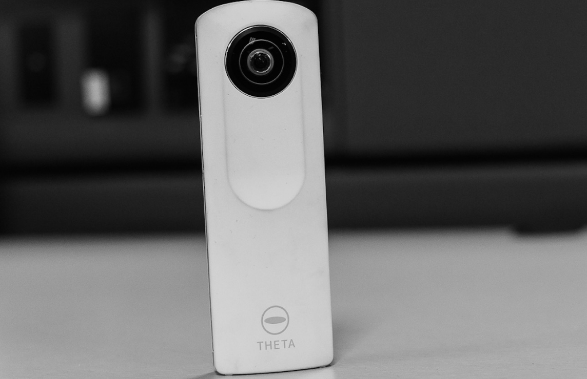 360 degree spherical digital camera，Ricoh Theta S，camera，