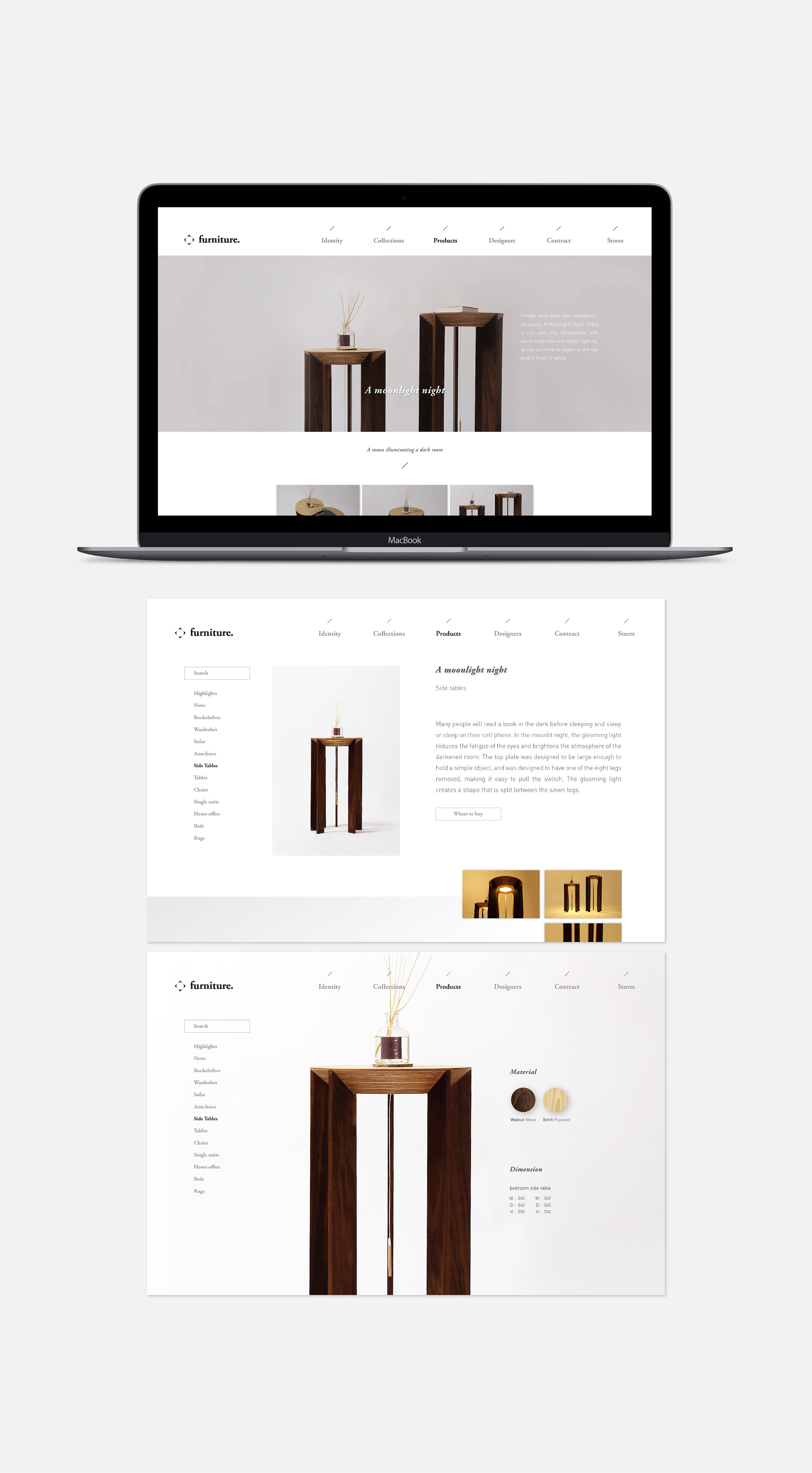 atmosphere，Bedside lamp，moonlit night，