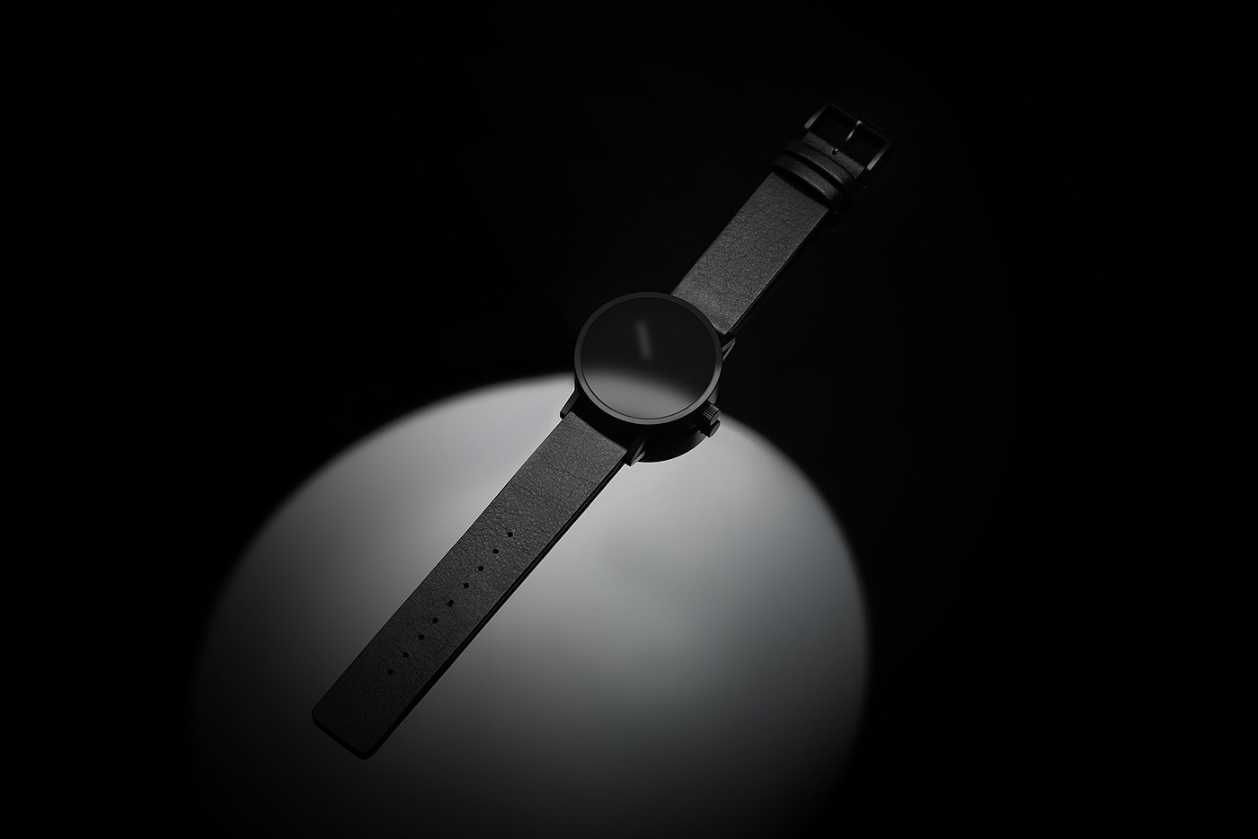 手表，自动化设计，黑色，