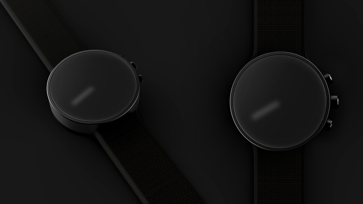 手表，自动化设计，黑色，