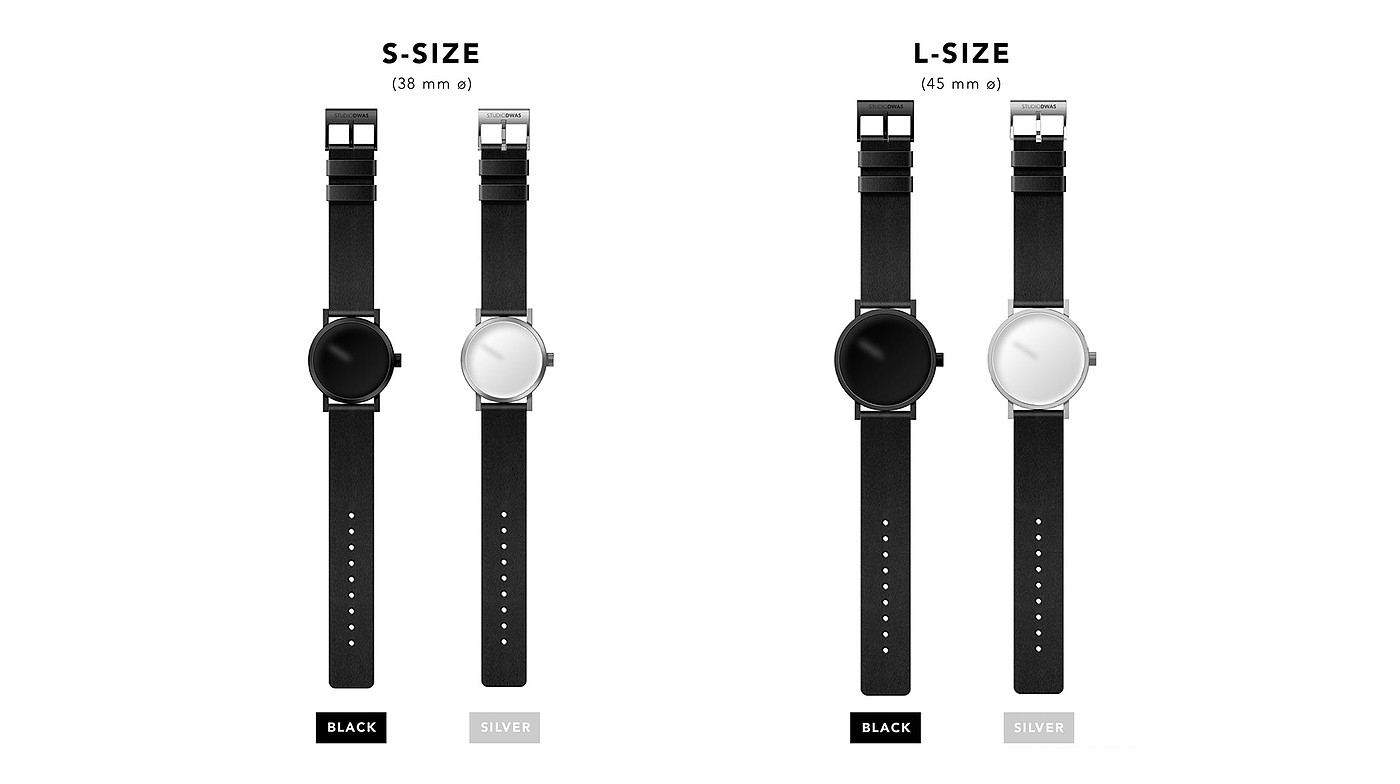 Wrist watch，Automatic design，black，