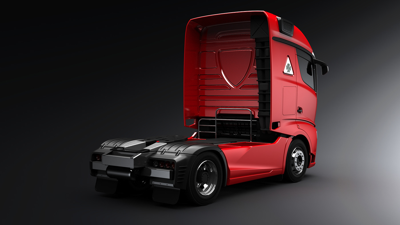 truck，industrial design，conceptual design，