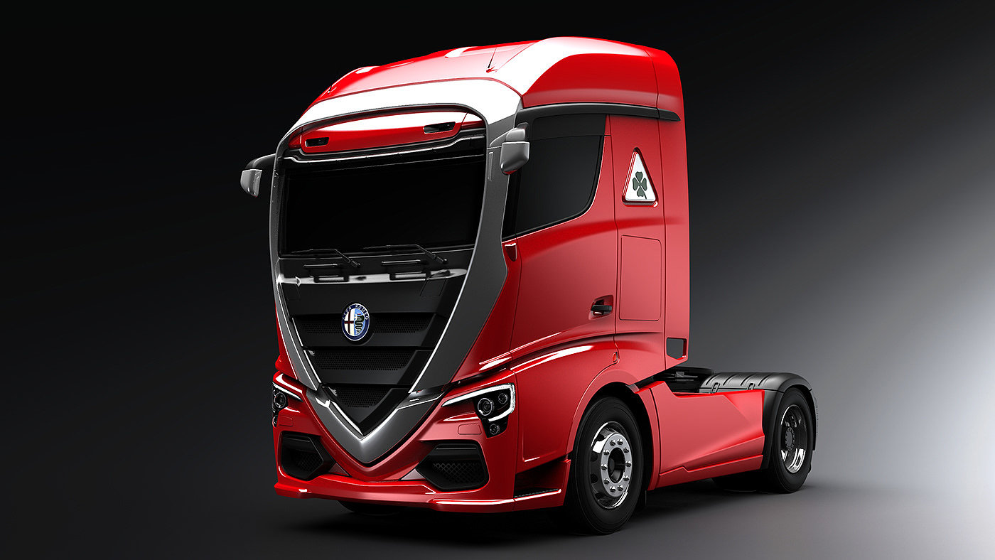 truck，industrial design，conceptual design，